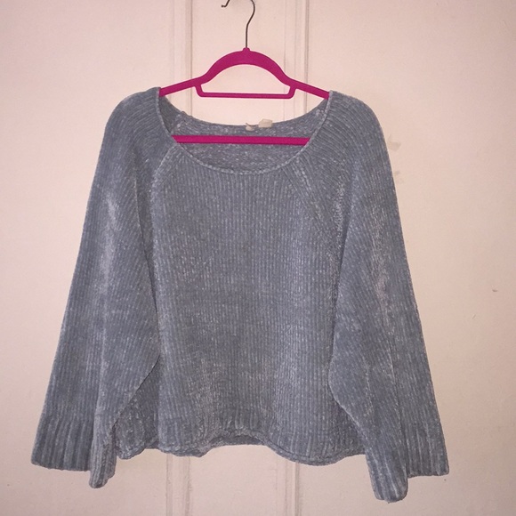 Anthropologie Sweaters - Anthro, Chenille soft blue sweater